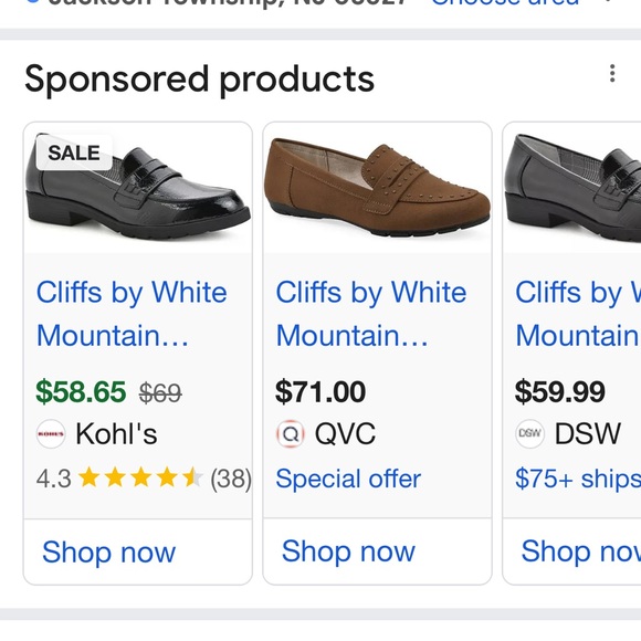 NWOT - Cliffs By White Mountain - Patent Leather Loafer with Buckle - MSRP $55 - Picture 7 of 7